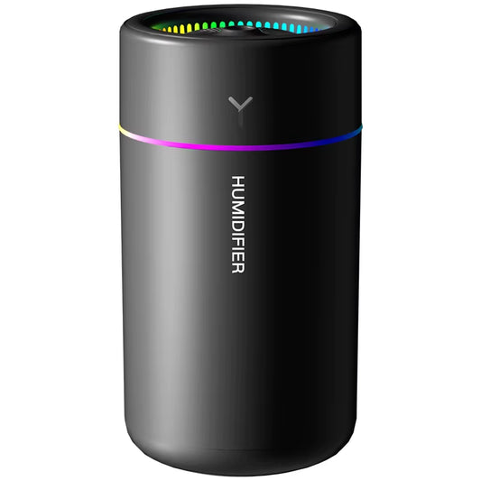 280ML Large Car Air Humidifier with Colorful Light Silent Aroma Diffuser for Home Bedroom Essential Oils Aromatherapy