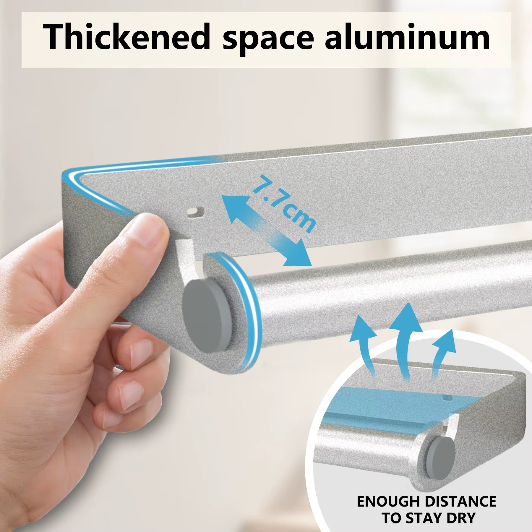 Stainless Steel Kitchen Paper Holder Plastic Wrap Holder Kitchen Accessories Kitchen Paper Dispenser Kitchen Supplies